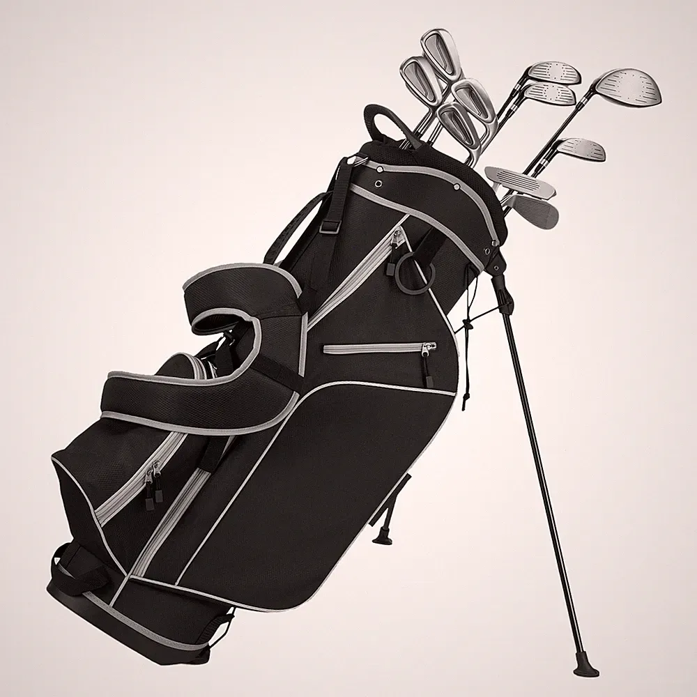 Uimoso 12-Piece Men's Golf Set for Right-Handed Players with Driver Irons & Bag