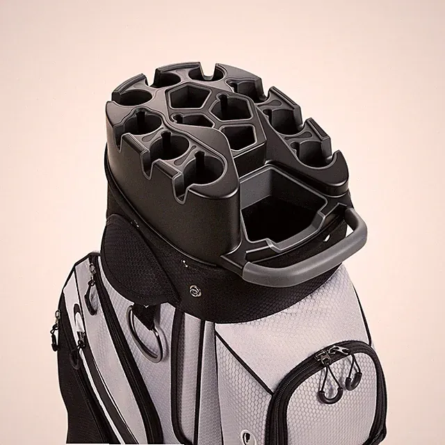 Uimoso 14-Way Golf Cart Bag with Full Dividers and Rain Cover for Men and Women
