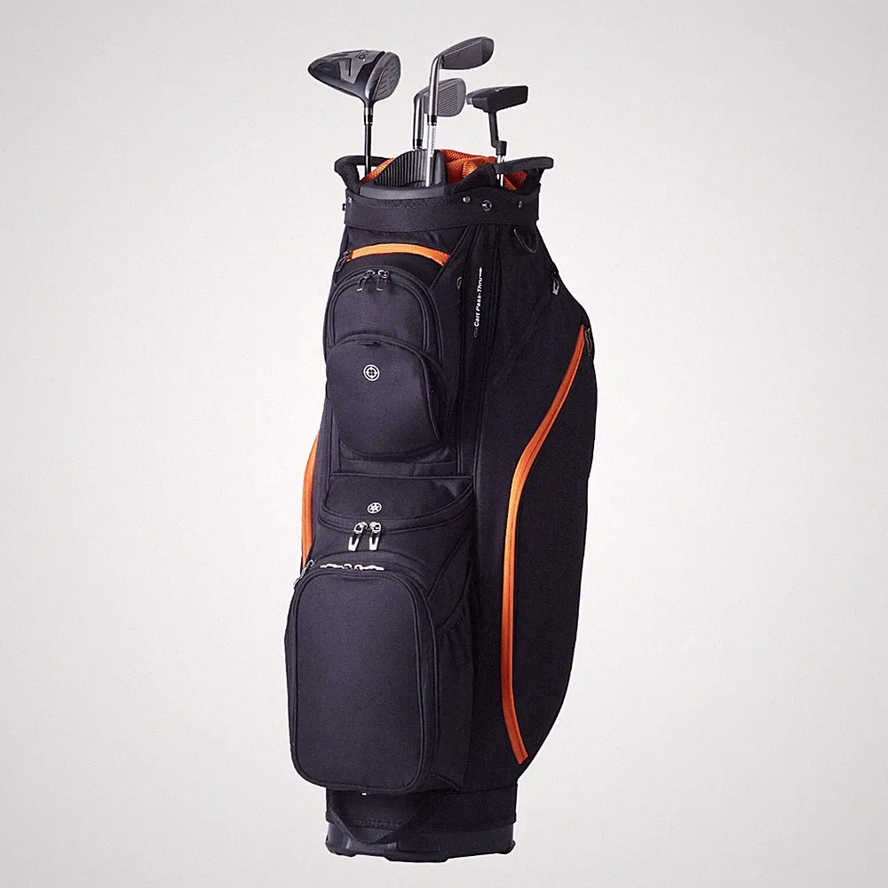 Uimoso 36” Golf Cart Bag with 14 Way Organizer Divider Top 13 Pockets Black