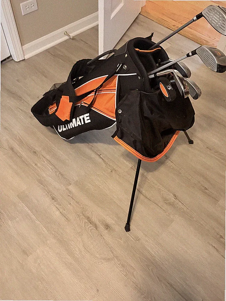 ULTIMATE Kids Golf Clubs Set with Stand Bag,Right handed (6)(7)(8)((3w)(D)(sand)
