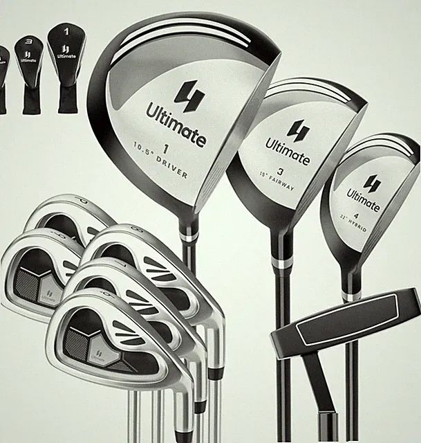 ULTIMATE Men's Complete Golf Club Set - Right Handed, 9/10pcs Golf Clubs FullSet
