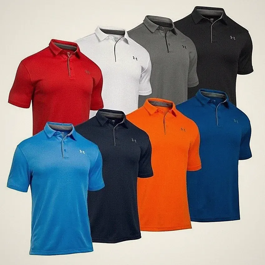 Under Armour 1290140 Men's UA Tech Performance Loose-Fit Golf Polo Team Shirt