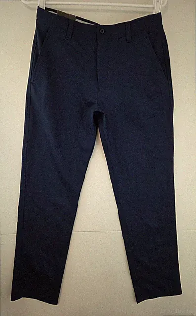 Under Armour Boy's YLG Large Navy Blue Golf Pants NWT $60