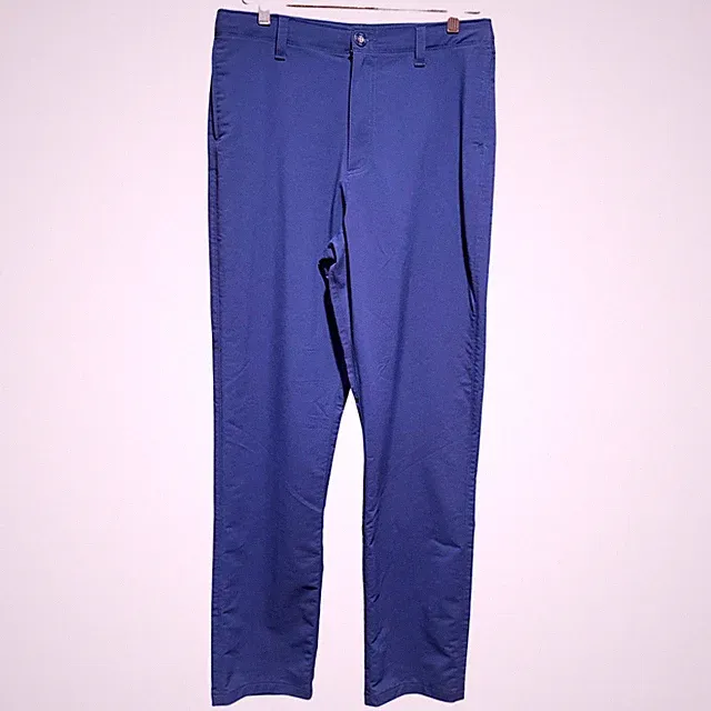 Under Armour Boys Academy Blue Match Play Golf Pants YXL Loose Fit