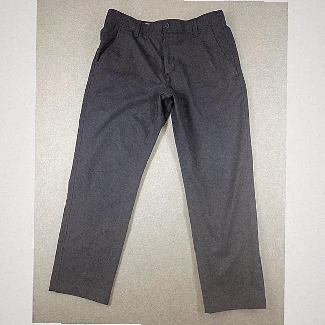 Under Armour Boys Golf Pants Black Straight Leg Performance Trousers YLG Large