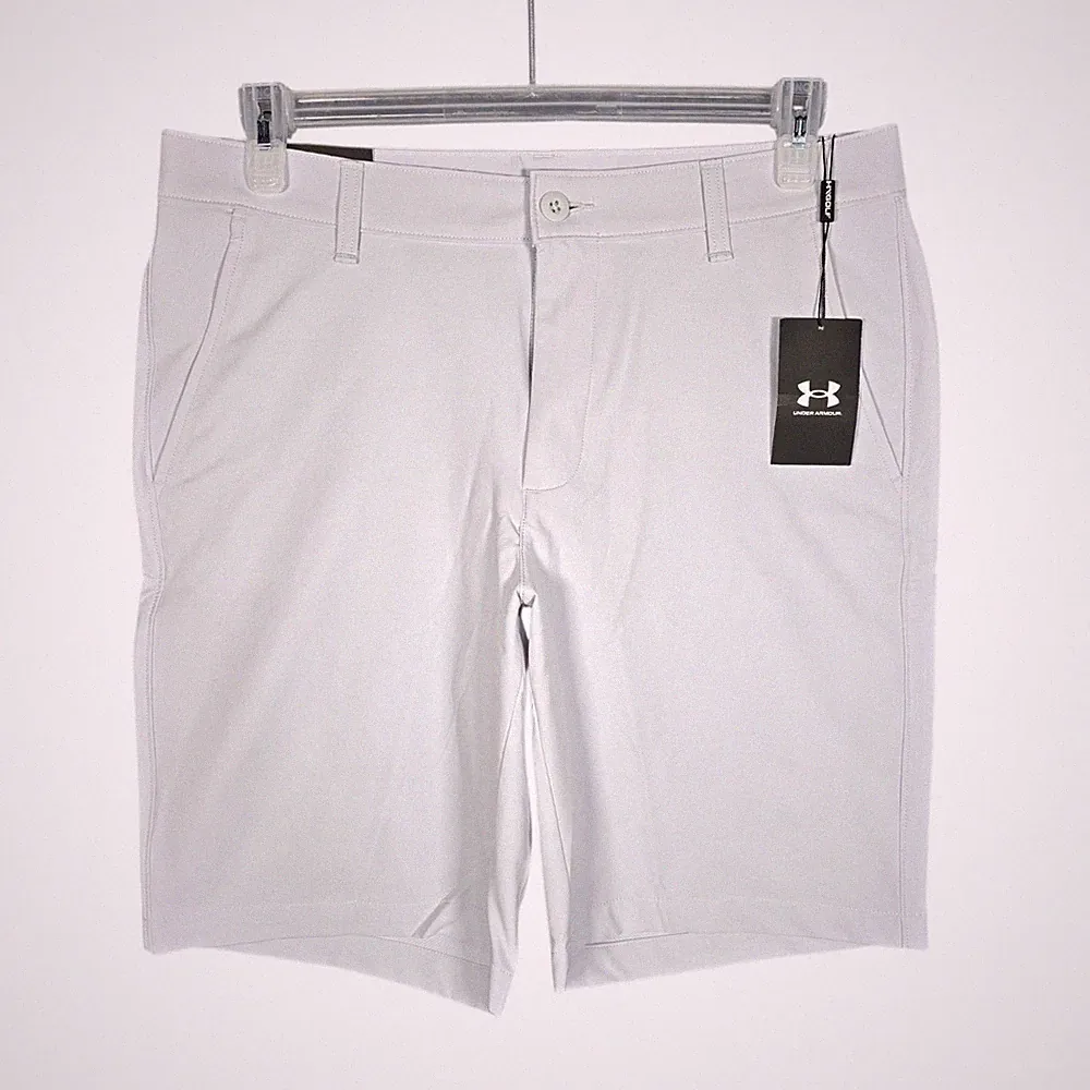 Under Armour Matchplay Tech Shorts Men's 34 UA Gray Golf Chino 1350071 NEW $60