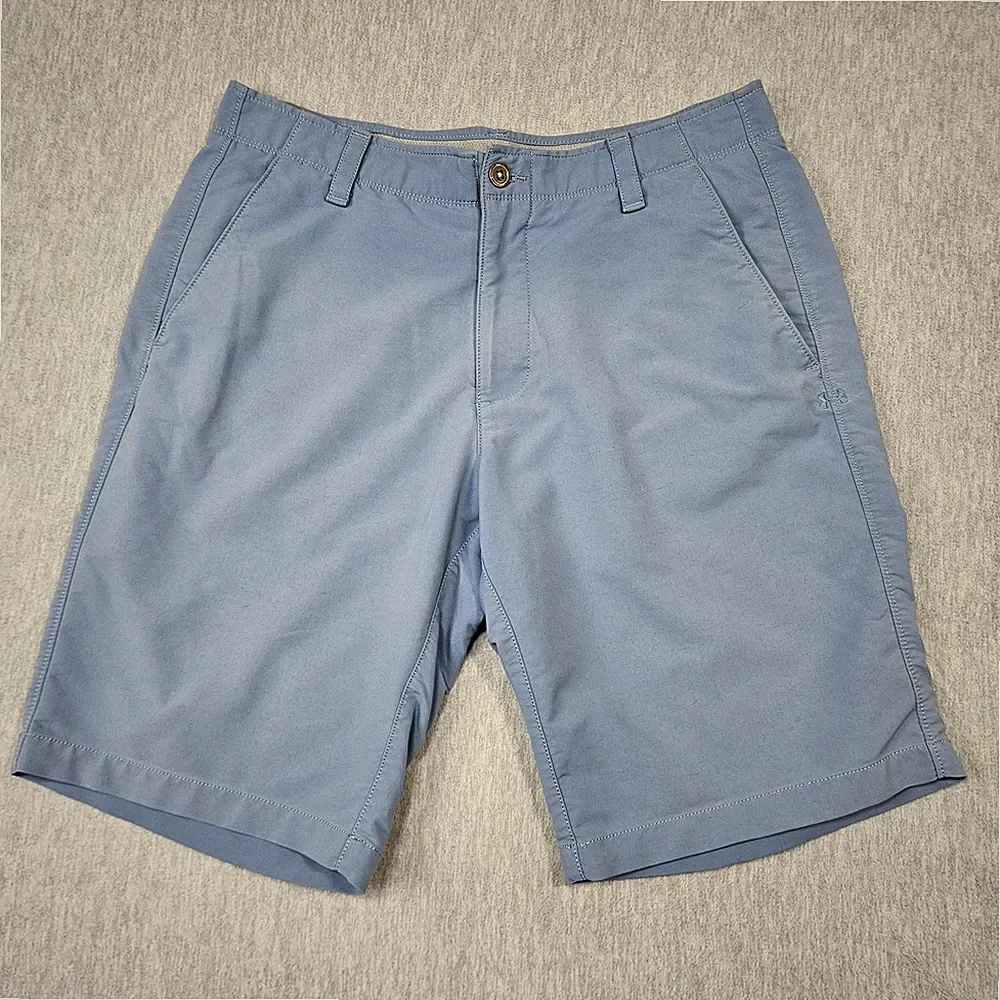 Under Armour Shorts Mens 34 Blue Match Play Golf HeatGear Stretch