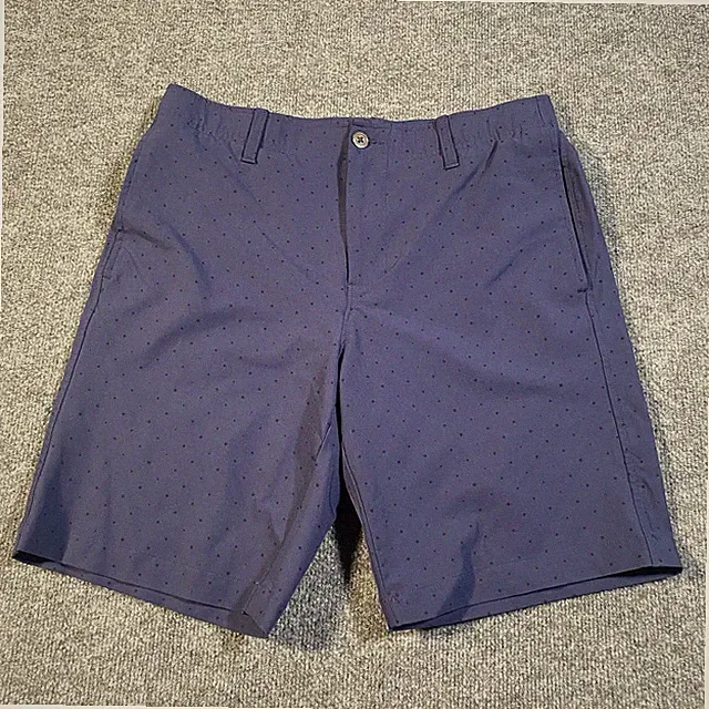 Under Armour UA Golf Print Storm Shorts Mens Size 34 Stretch Peformance Casual