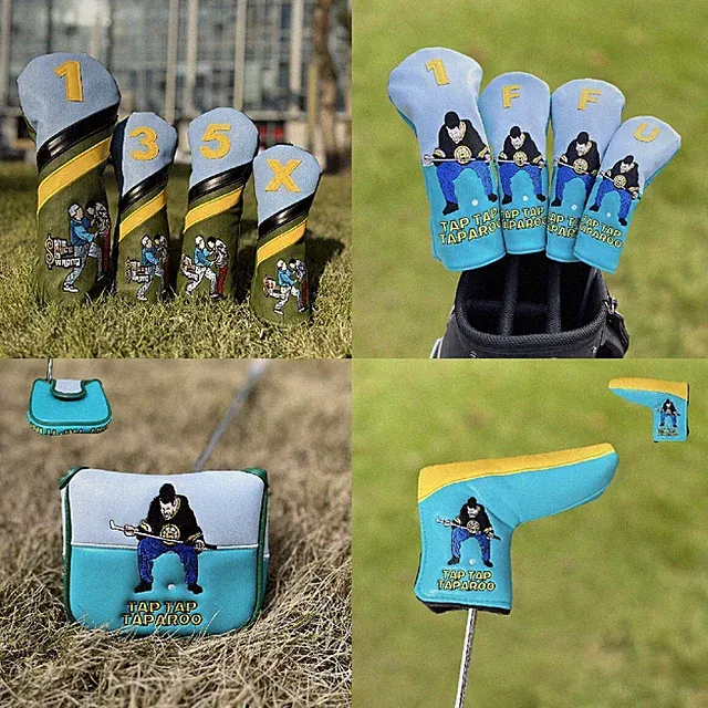 Universal Funny Golf Club Headcover Driver Wood Hybrid Putter Cover 135UT