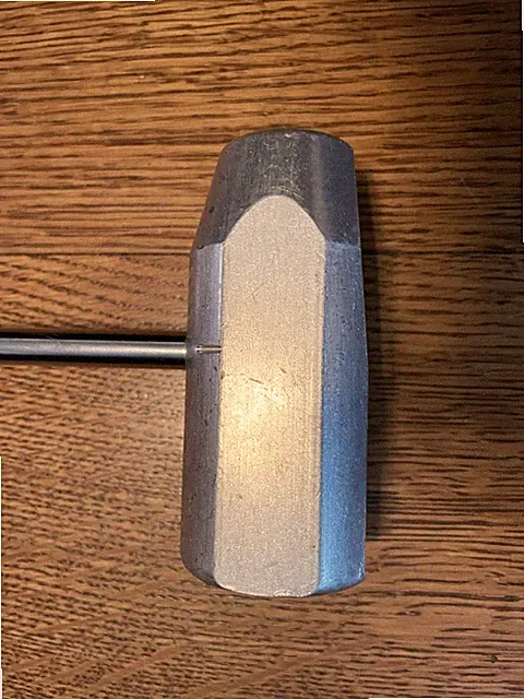Unusual Aluminum Head Barrel Putter 35” Steel Shaft Ambidextrous