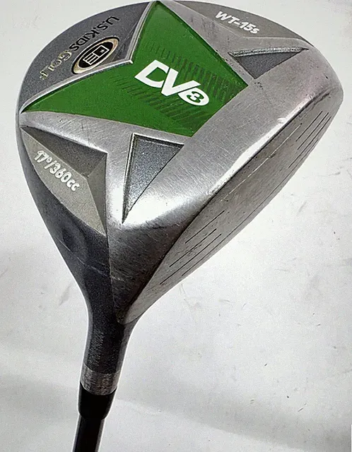 US Kids Golf DV3 WT-15s Driver UL57 Graphite K-Flex 57W 17° 360cc RH 38"