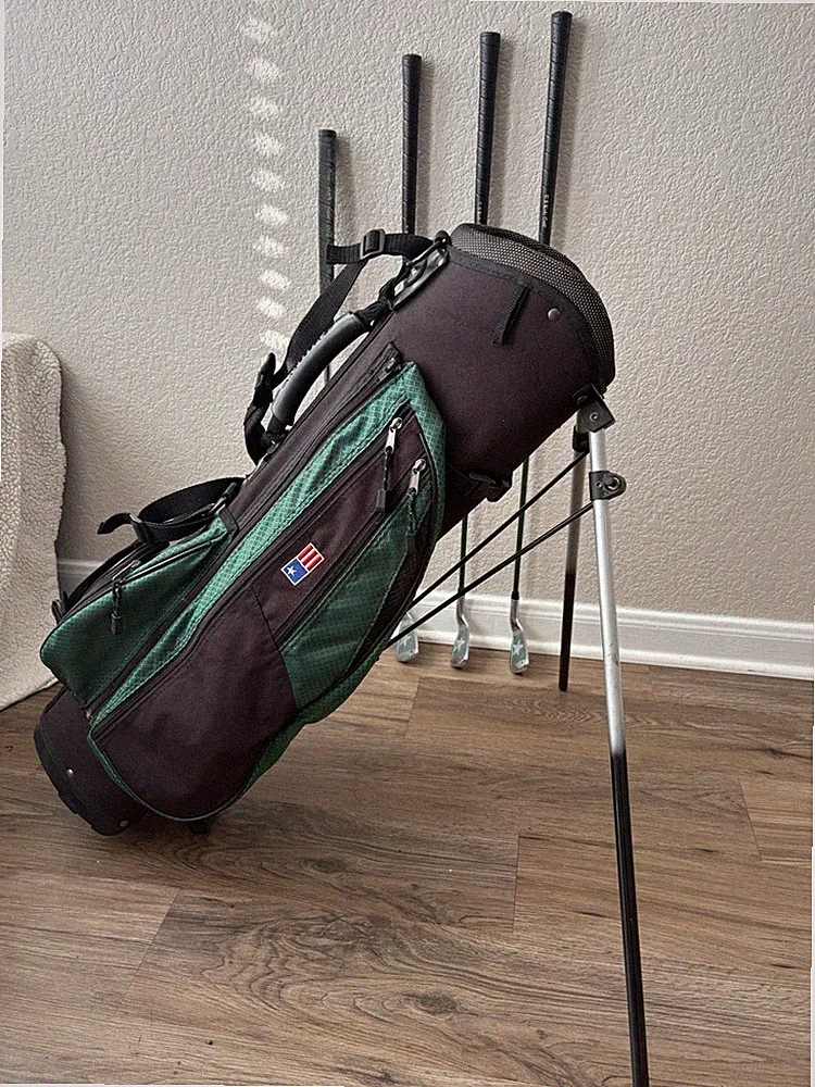 US Kids Golf Junior 4 Club Set w/ Stand Bag LH Recommended For Ages 9-12
