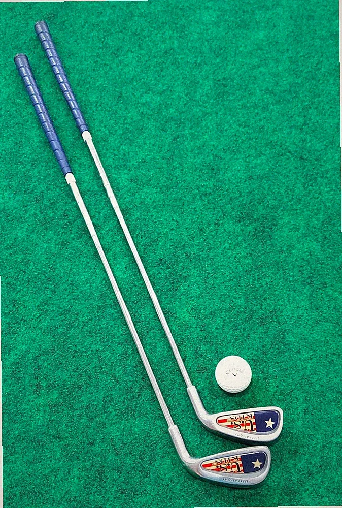 US Kids Golf Junior Set WEDGE & 7 IRON (2 clubs) Right Hand, good condition