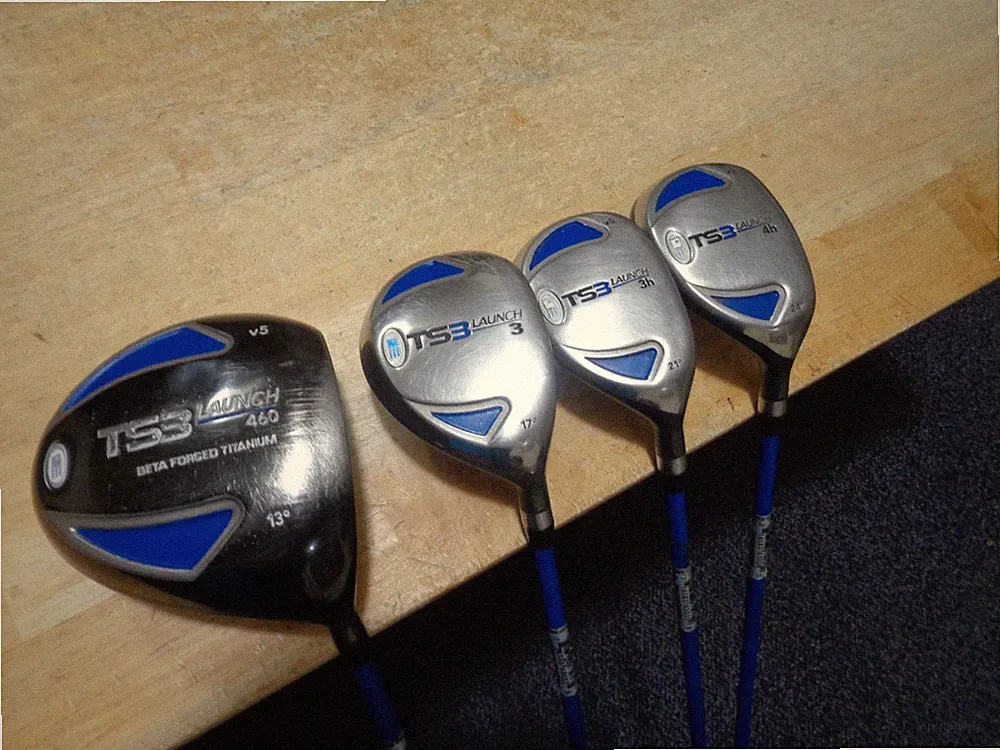 US KIDS Golf TS3 Launch V5 13* DRIVER 3 FAIRWAY WOOD 3 & 4 HYBRIDS Graphite 63"