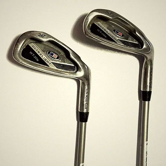 US Kids Golf Ultralight WT-20u 7 Iron & Pitching Wedge Set 51 Inch Orange Junior