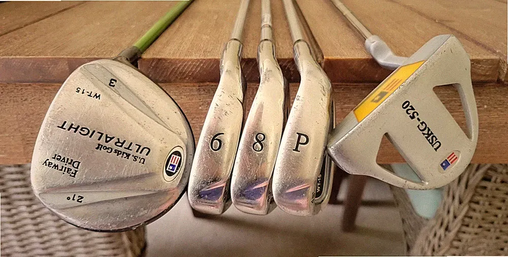 US Kids WT-15 Golf Clubs (3 Wood,6,8,PW,Putter) Size 57" Right Handed