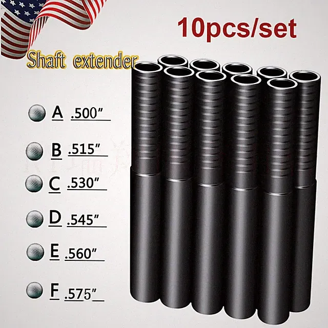 US Stock 10X Golf Club Shaft Extension Extender for Graphite or Steel Iron Shaft