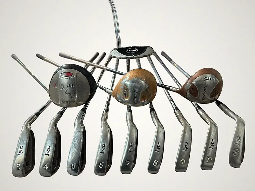 US Tour Tour Model Lynx MRH Complete Golf Club Set R Flex SET-091526T08