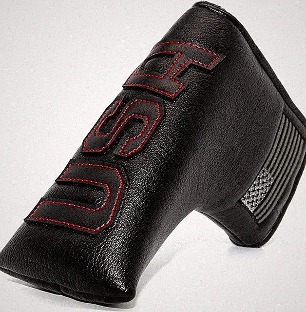 USA US Flag Blade Putter Headcover w/ Magnetic Closure Leather Golf - All Brands
