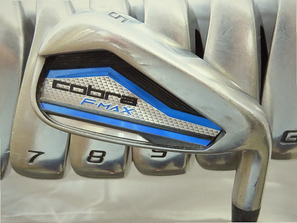 Used 2020 Cobra F-Max Iron Set 5-PW,GW Cobra Ultralight Stiff Steel Shafts S