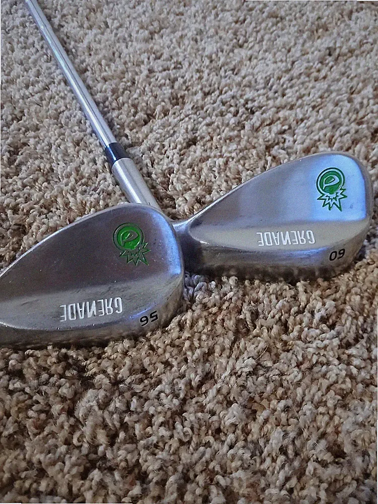 Used Bombtech Golf Wedge Set 56*,60* Wedge Flex Steel Set Of 2