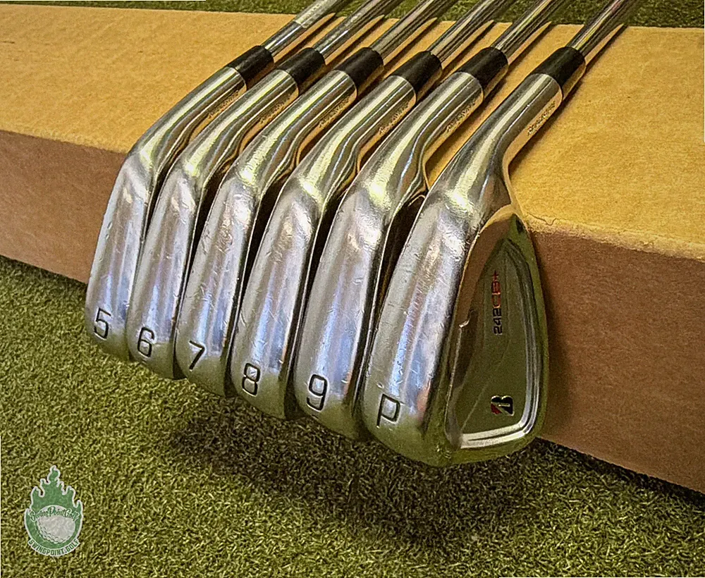 Used Bridgestone 242CB+ Forged Irons 5-PW Modus 105g Stiff Flex Steel Golf Set