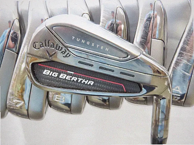 Used Callaway Big Bertha 2023 Iron Set 5-PW,AW RCH 65 A Senior Graphite Shafts