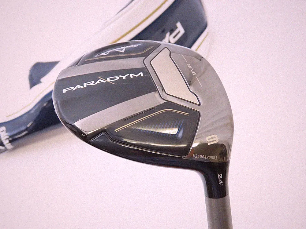 Used Callaway Paradym 24* 9 Wood Fairway Aldila Ascent 50 Regular Flex Shaft +HC