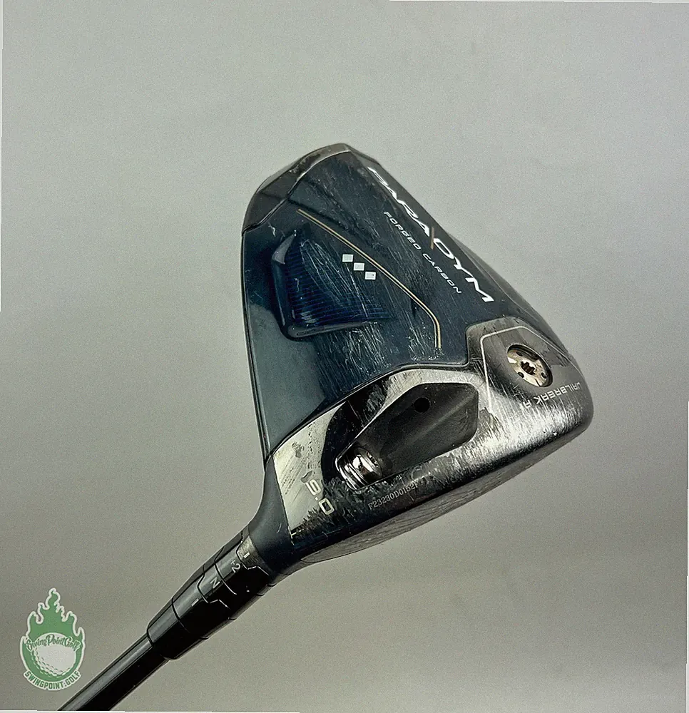 Used Callaway Paradym Triple Diamond Driver 9* 75g X-Stiff Graphite Golf Club