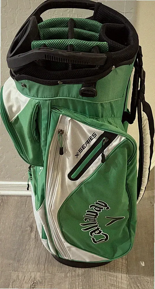 Used Callaway X-Series Golf Carry Cart Bag 14-Way Divider!!!!!