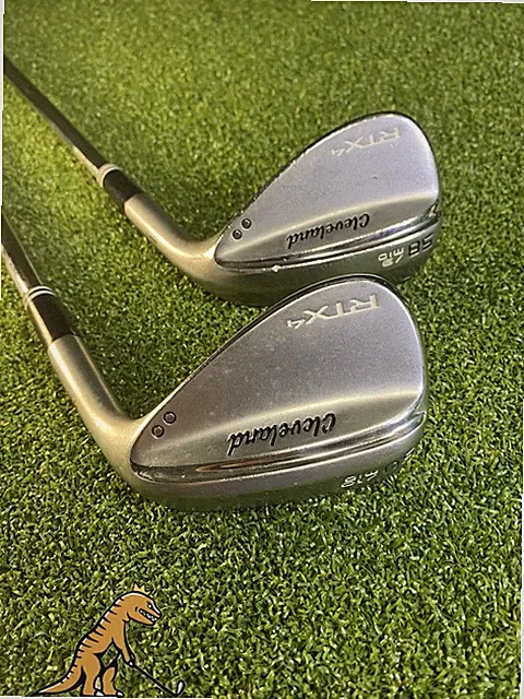 Used Cleveland RTX4 Wedge Set 50.10*, 58.09* Dynamic Gold Tour Issue S400 Steel