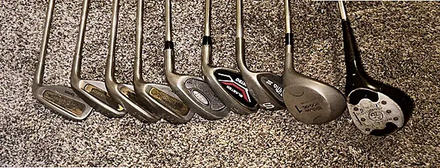Used clubs decent price great for people starting out I’ll pay to ship them to u