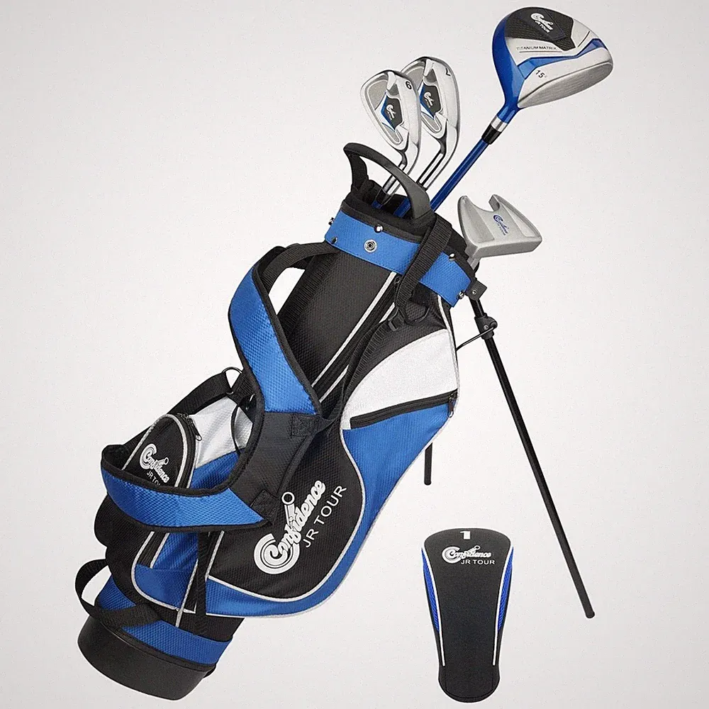 USED Confidence Golf Junior Golf Clubs Set -Age 8-12 (4' 6" to 5' 1" tall) Lefty