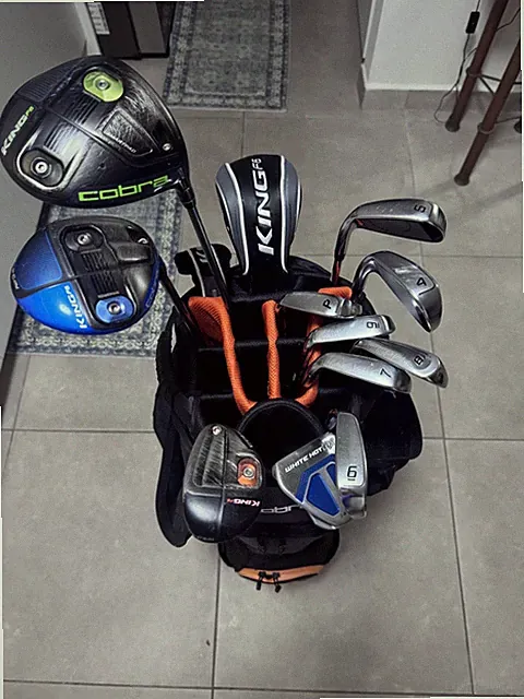 Used Golf Club Set (King Cobra F6, Cobra Oversize OS, Callaway White Hot Putter)