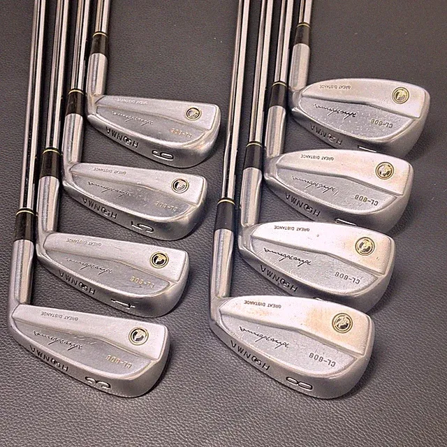 USED HONMA CL-808 GREAT DISTANCE Iron Set 3-11 8Pcs No 7i Dynamic Gold R400