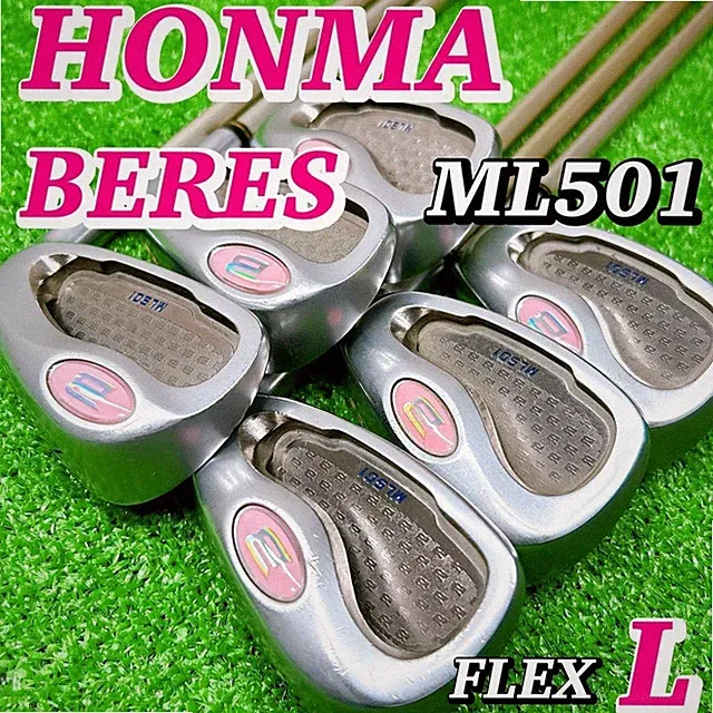USED HONMA GOLF BERES ML501 Ladies Iron Set 7-11 SW 6pcs ARMRQ B40 Ladies