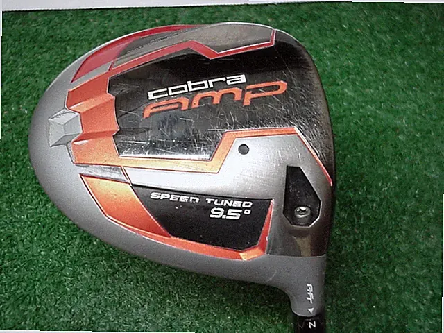 Used King Cobra Amp 9.5 degree Driver Aldila Rip 65 Gram Graphite X Flex