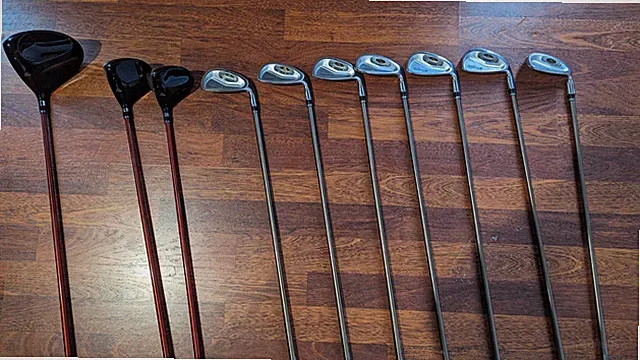 Used King Cobra golf set with bag, gloves and balls.
