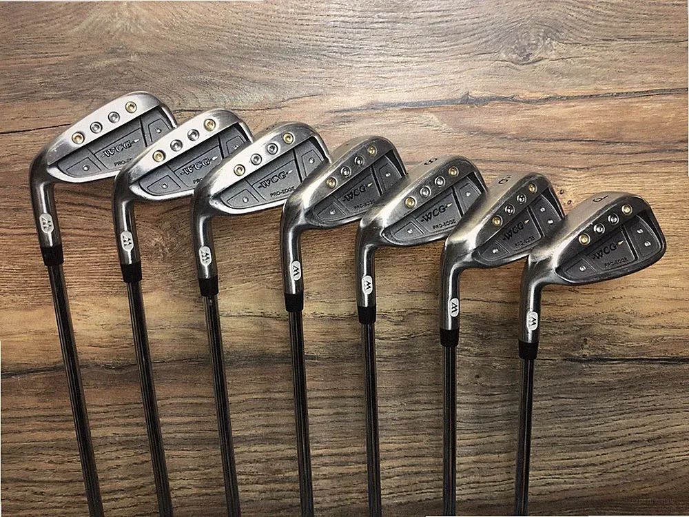 USED LEFT HANDED Tall Men +2" WCG Pro-Edge Golf Club Iron Set #4-PW 6026-LWCG