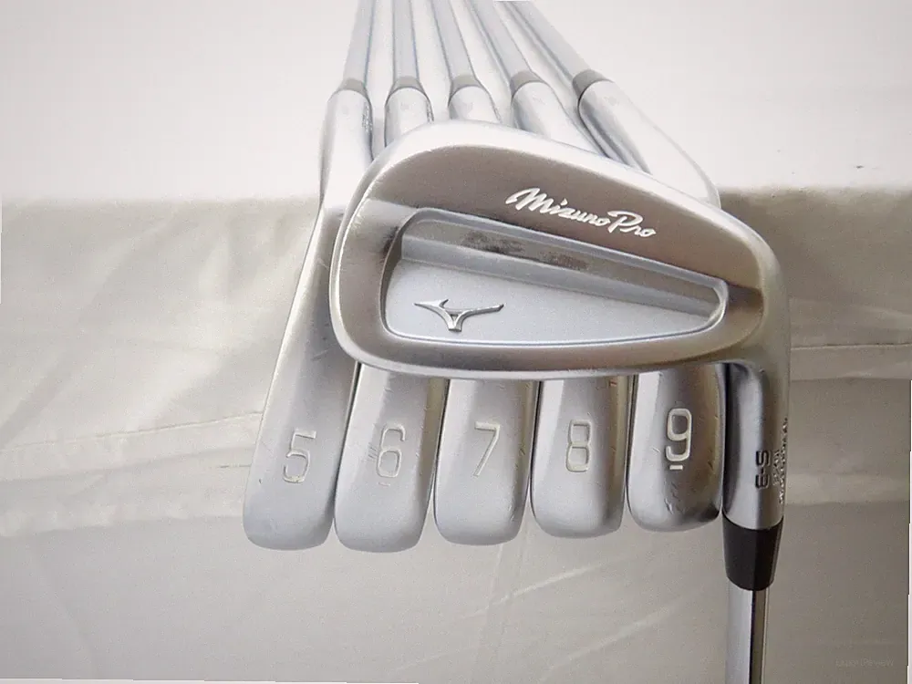 Used Mizuno Pro S-3 Iron Set 5-PW Rifle Project X 6.5 Extra Stiff Steel Shafts