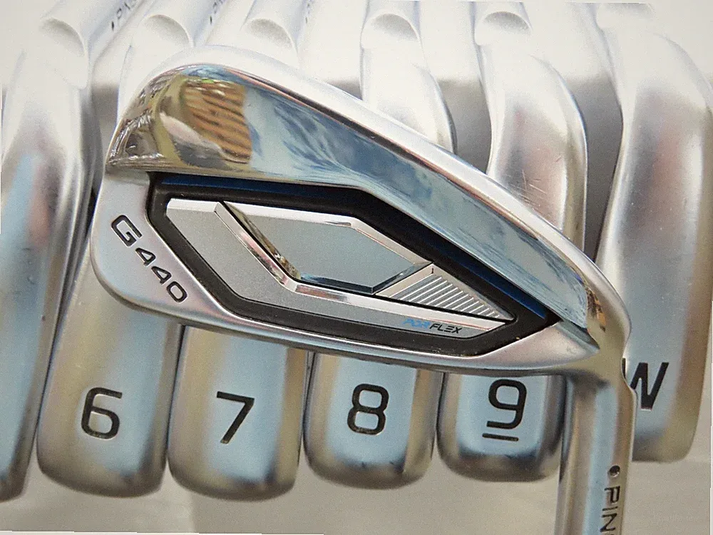 Used Ping G440 Black Dot Iron Set 4-PW Ping AWT 3.0 Stiff Steel Shafts S