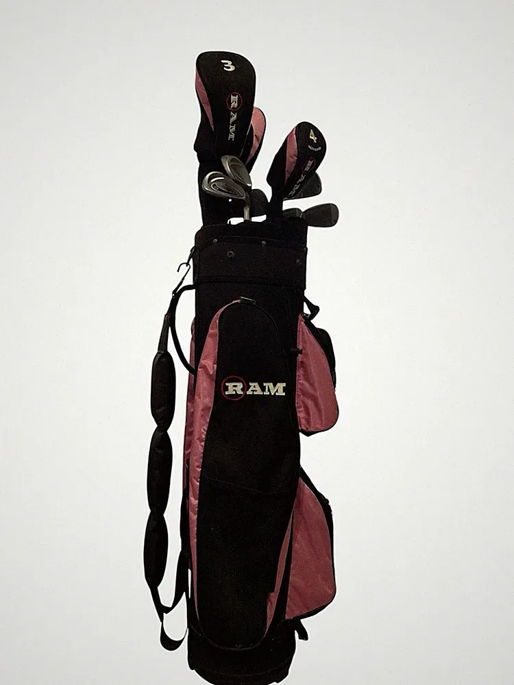 Used PowerBilt Pro Power Complete Golf Set with Driver, Irons, Putter, Bag