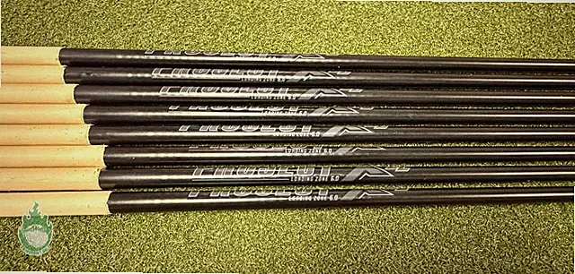 Used Project X LZ 6.0 Black Stiff 4-PW/GW Steel Iron Set Shafts .355"