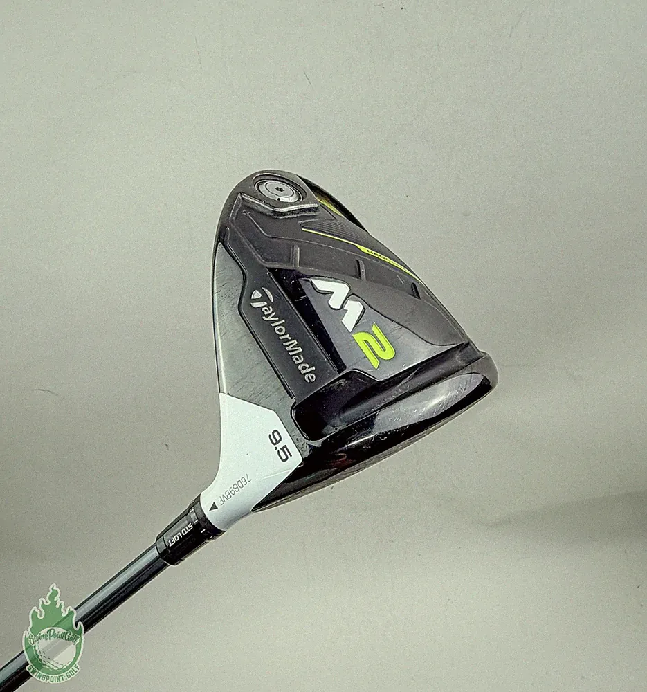 Used RH 2017 TaylorMade M2 Driver 9.5 Pro 56 Stiff Flex Graphite Golf Club