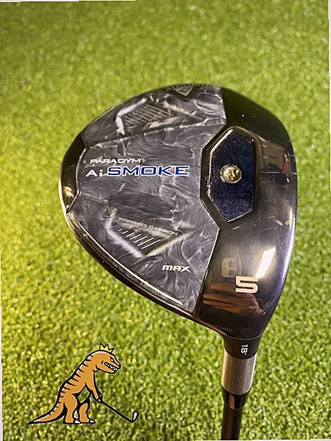 Used RH Callaway Ai Smoke Max 18* 5-Wood Cypher 50g Senior Flex Graphite