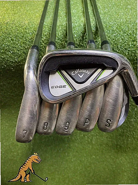 Used RH Callaway Edge Iron Set 6-PW-SW Edge Regular Flex Steel