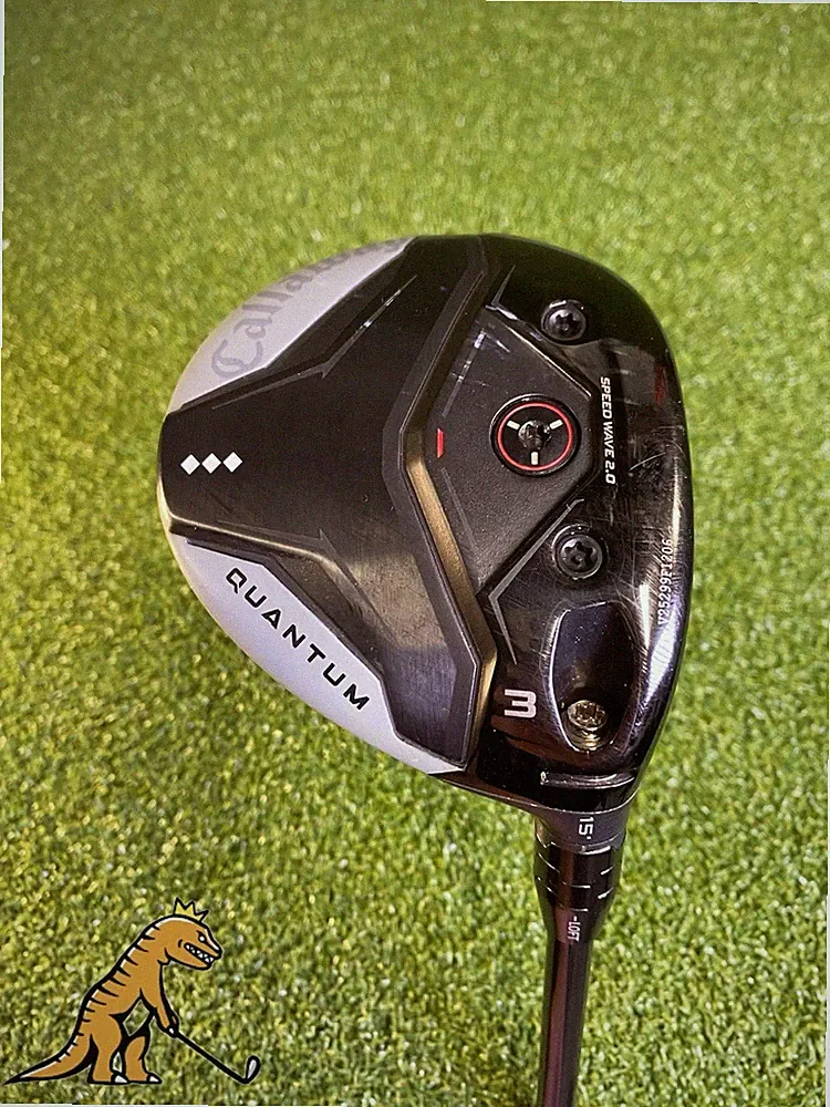 Used RH Callaway Quantum Triple Diamond 15* 3-Wood Ventus 70g Stiff Flex