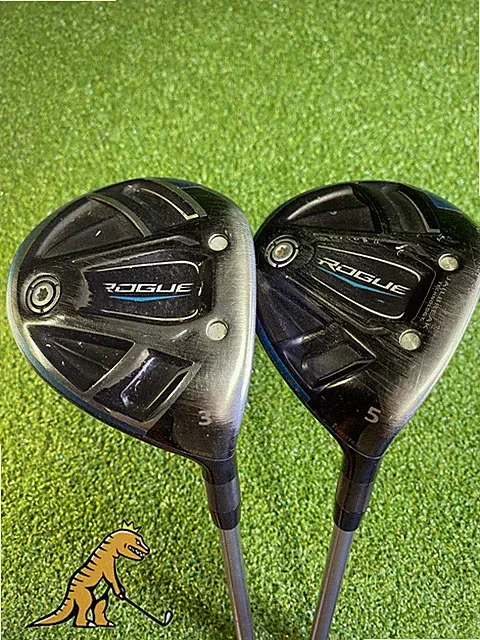 Used RH Callaway Rogue 3-Wood, 5-Wood Set Quaranta 40g Ladies Flex Graphite