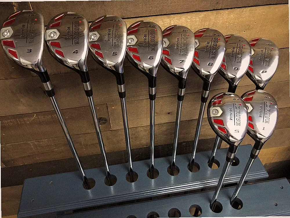 USED RH Men's iDrive Hybrid Golf Clubs 3-LW Regular Flex Steel Shaft 5473-I3LW