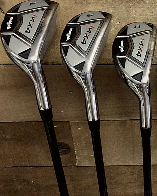 USED RH Mens Majek MX4 Hybrid Iron Set #4-6 Regular Flex Graphite Shaft 411-HPS1